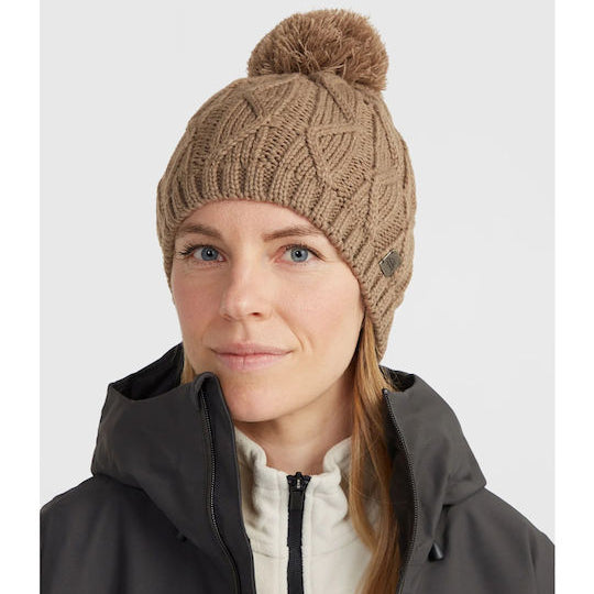 Γυναικείος Σκούφος Πλεκτός Beanie Oneill Καφέ 1450040 17026