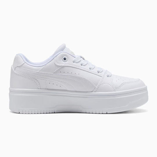 PUMA Rebound Γυναικεία Sneakers Total White  402592-01