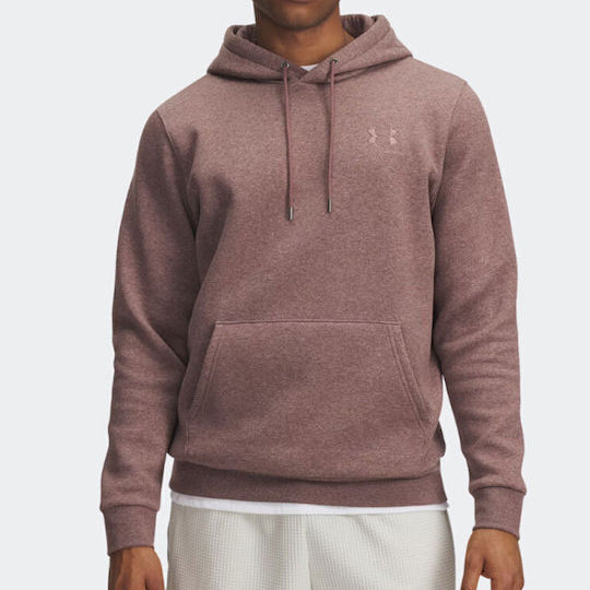 Ανδρικό Φούτερ Under Armour Fleece με Κουκούλα Μωβ 1373880 651