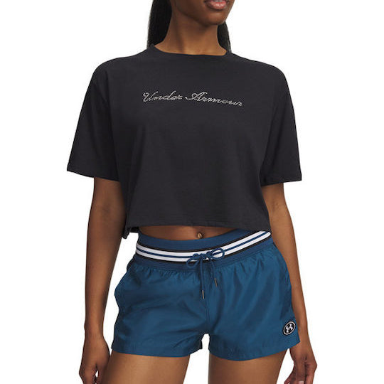 Γυναικείο Crop Top Under Armour Λευκό 6010588 001