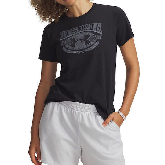 Γυναικείο Αθλητικό T-shirt Under Armour Μαύρο 6010592 001