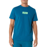 Ανδρικό Αθλητικό T-shirt ASICS Πετρόλ 2031f333 400