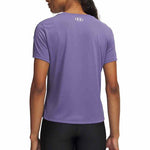 Γυναικεία Αθλητική Μπλούζα Under Armour Κοντομάνικη Fast Drying Μωβ 6003915 520