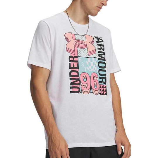Ανδρικό T-shirt Under Armour White 6009244 100