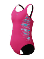 Speedo Placement Muscleback Παιδικό Μαγιό Ολόσωμο Pink 8-08324002