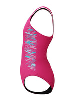 Speedo Placement Muscleback Παιδικό Μαγιό Ολόσωμο Pink 8-08324002