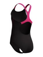 Speedo Medley Logo Medalist Παιδικό Μαγιό Ολόσωμο Black Pink 8-13458003