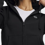 Under Armour Rival Γυναικεία Ζακέτα Φούτερ με Κουκούλα Μαύρη 6016556 008