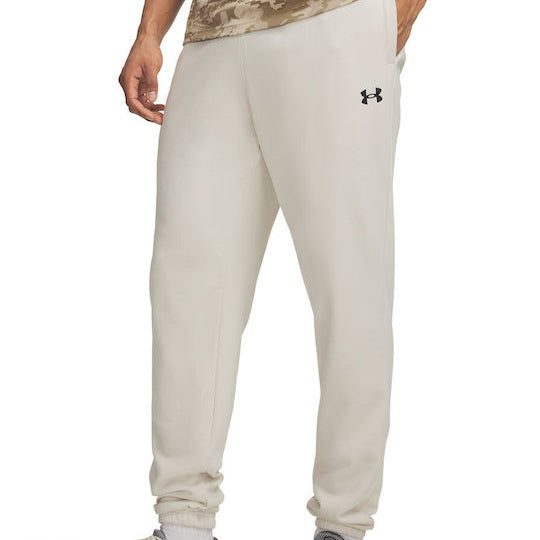 Under Armour Παντελόνι Φόρμας με Λάστιχο Εκρου 6014638 110