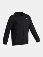 Under Armour Fleece Παιδική Φούτερ Ζακέτα με Κουκούλα Μαύρη Rival 6013383 008
