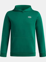 Under Armour Fleece Παιδικό Φούτερ με Κουκούλα Πράσινο Rival 6013382 312