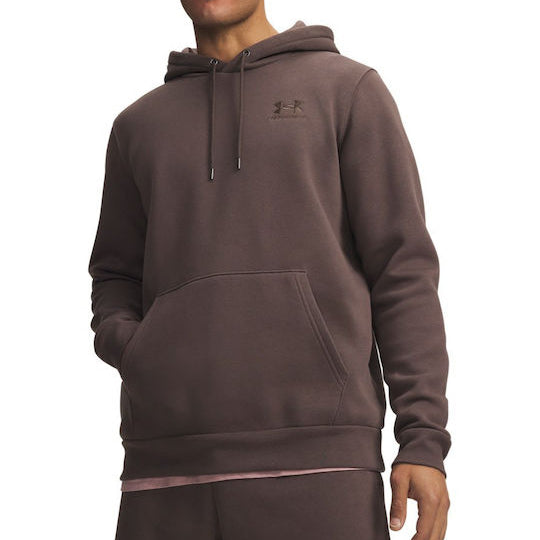 Under Armour Φούτερ με Κουκούλα Καφέ 1373880 201