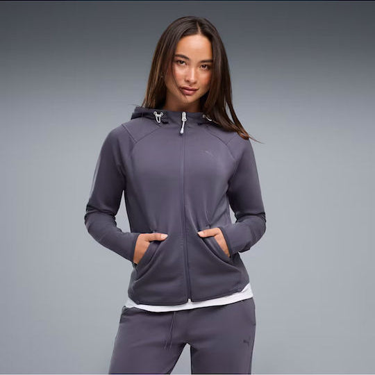 PUMA Γυναικείο Αθλητικό Μπουφάν Μωβ 694039 35