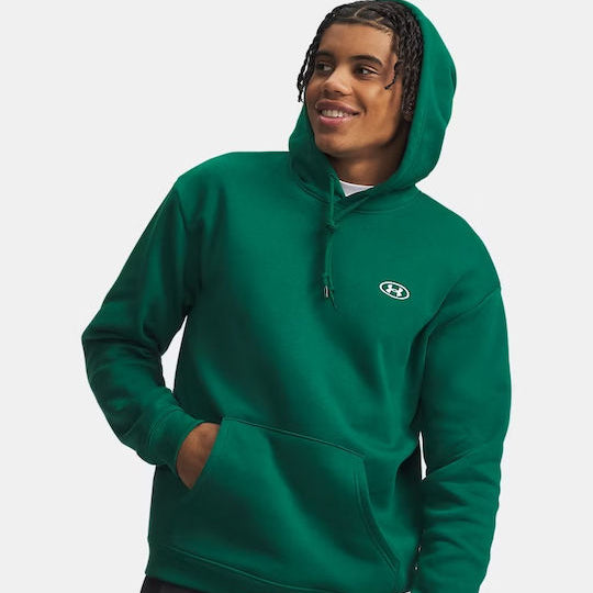 Under Armour Rival Φούτερ με Κουκούλα Πράσινο 6013448 312