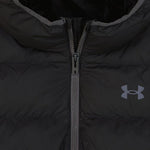 Under Armour Παιδικό Αθλητικό Μπουφάν Κοντό με Κουκούλα Μαύρο ujfjm07f 001