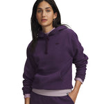 Under Armour Rival Γυναικείο Φούτερ με Κουκούλα Μωβ 6013548 526