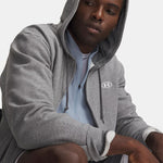Under Armour Rival Fleece Ζακέτα με Κουκούλα Γκρί 6013451 026