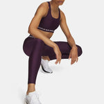Under Armour Heatgear Training Γυναικείο Cropped Κολάν Μώβ 6010002 526