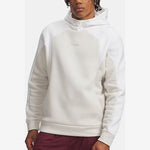 Under Armour Fleece Φούτερ με Κουκούλα Ασπρο 6013807 110