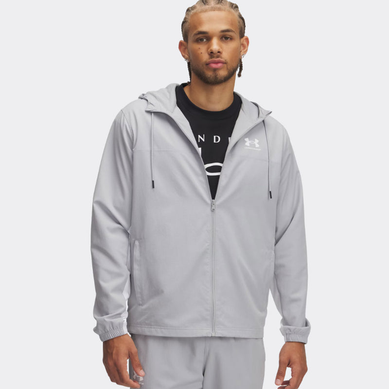 Ανδρικό Μπουφάν Αντιανεμικό Under Armour Grey 1390149 011