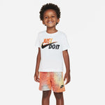 Σετ T-shirt με Bερμούδα για Aγόρι Nike Orange 86J506 N3H