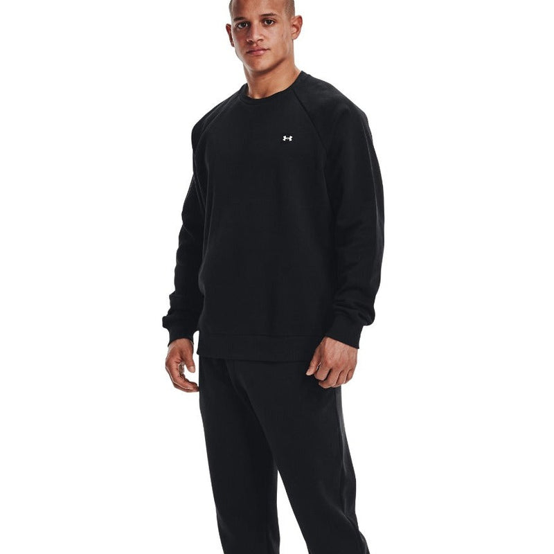 Ανδρικό Φούτερ Under Armour Rival Fleece Crew Μαύρο 1357096 001