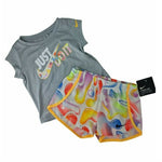 Σετ T-shirt με Σορτσ για Κορίτσι Nike Grey 36J600-001