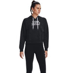 Γυναικείο Φούτερ με Κουκούλα Μαύρο Under Armour Essential Script 1374107-001
